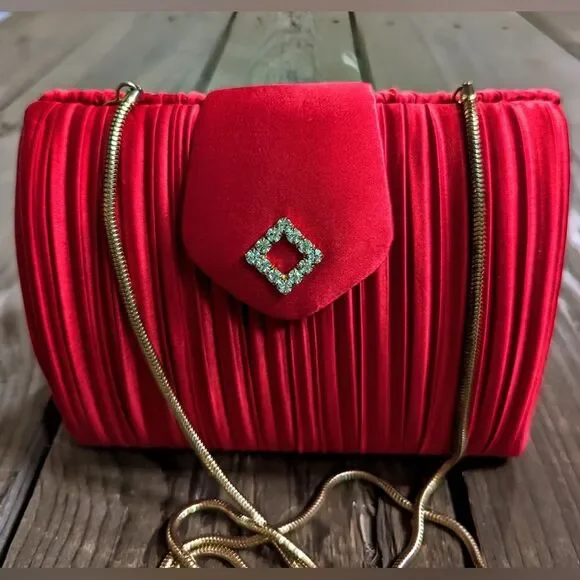 Vintage Lord & Taylor Mini Purse Satin or Clutch - Picture 1 of 7